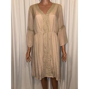 NWT Indigo Rose Bohemian Dress Size Large